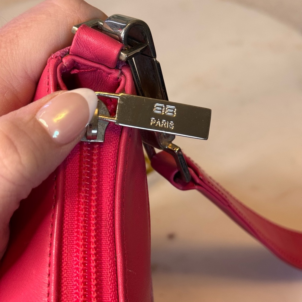 Balenciaga RARE 90s Pink Shoulder Bag EUC - Picture 11 of 15